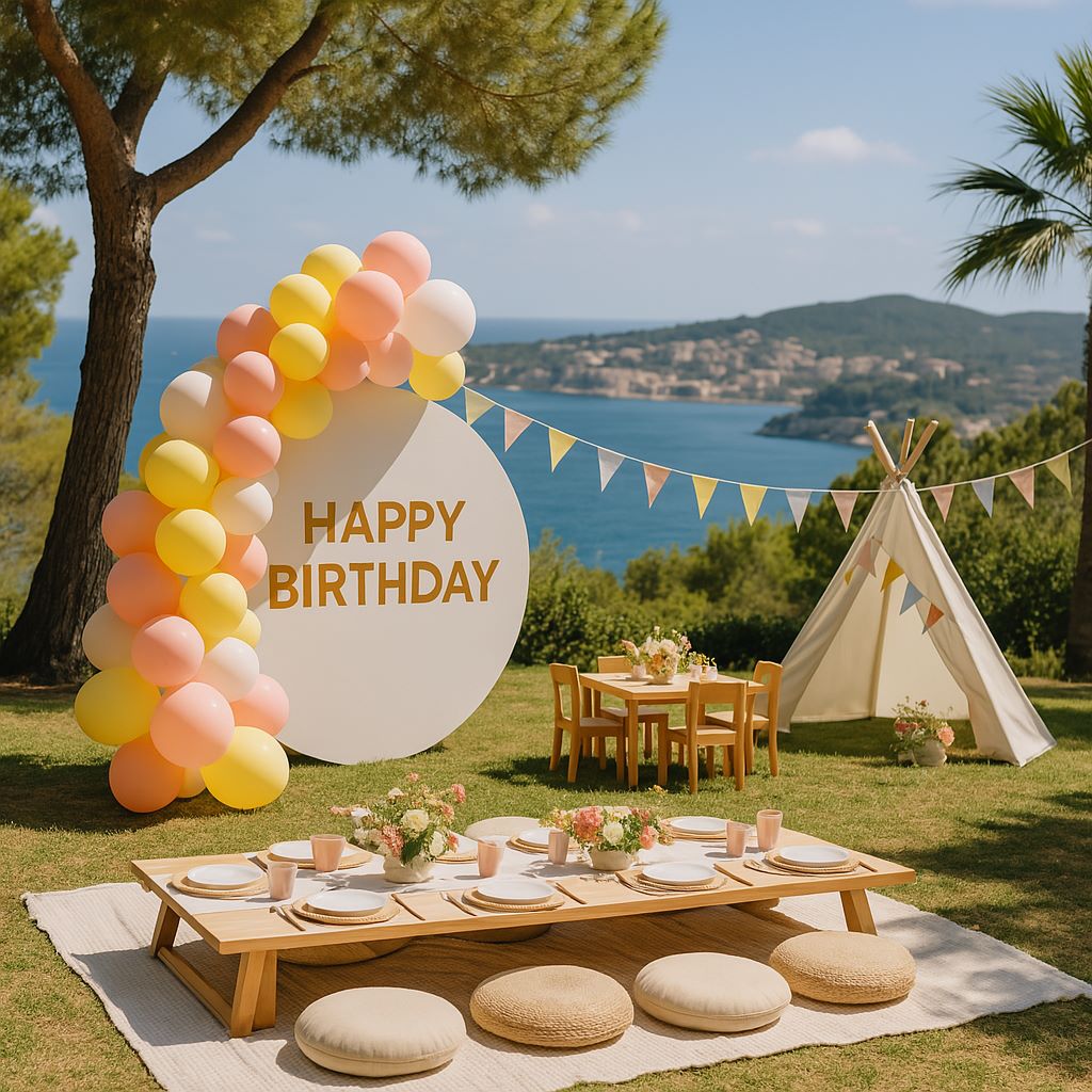 Kids party location in Palma de Mallorca region with beautiful scenery for children's celebrations